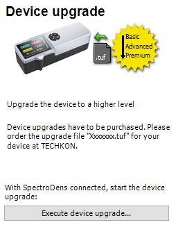 actualización spectrodens